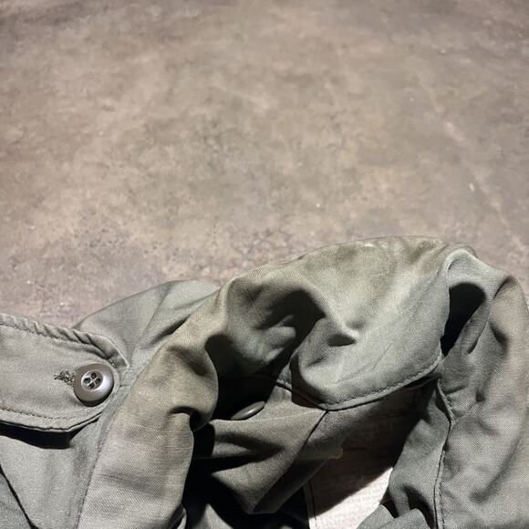 Vintage 50s OG-107 Sateen Military Green Field Jacket - Picture 3 of 4